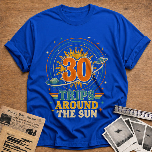 30 Around The Sun T-Shirt - Royal