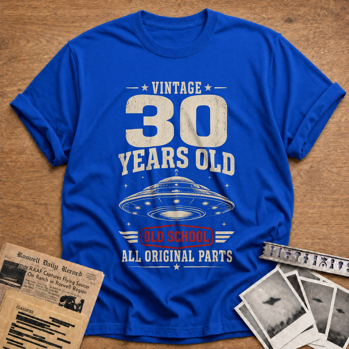 30 Original Parts T-Shirt - Royal