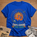 40 Around The Sun T-Shirt - Royal