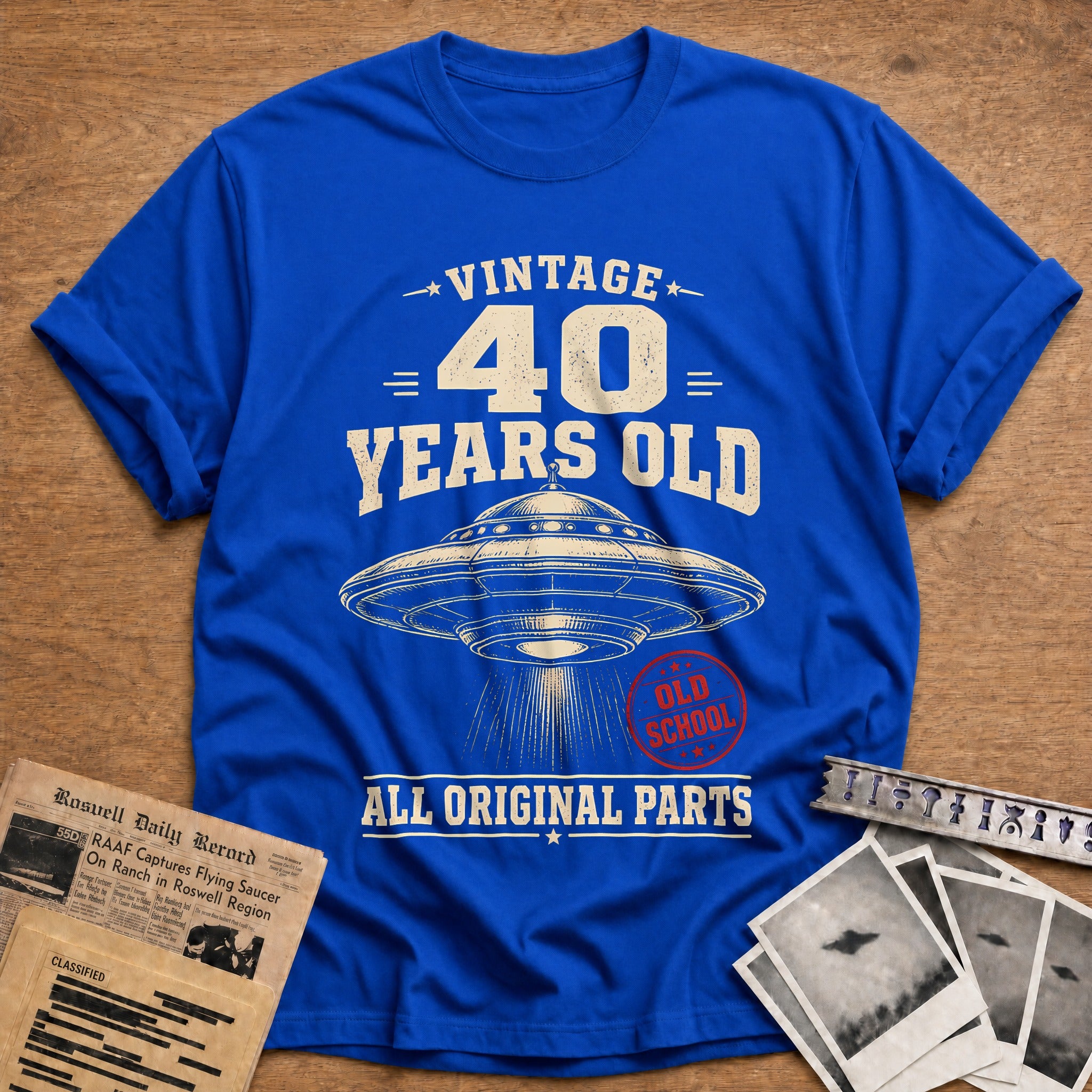40 Original Parts T-Shirt - Royal