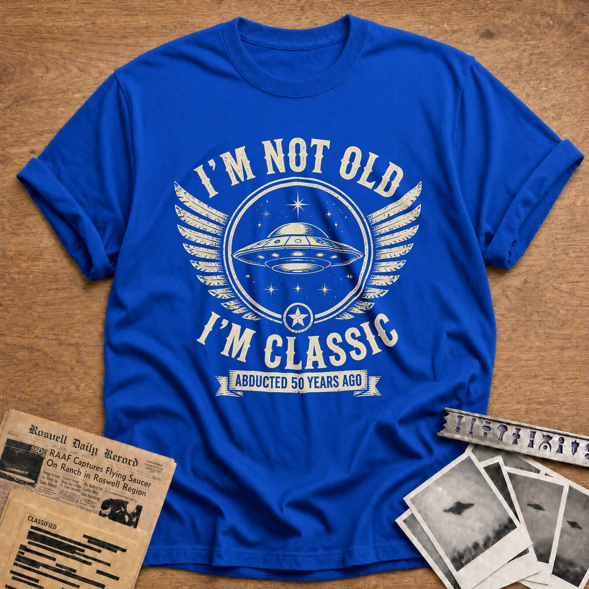 50 Im Classic T-Shirt - Royal