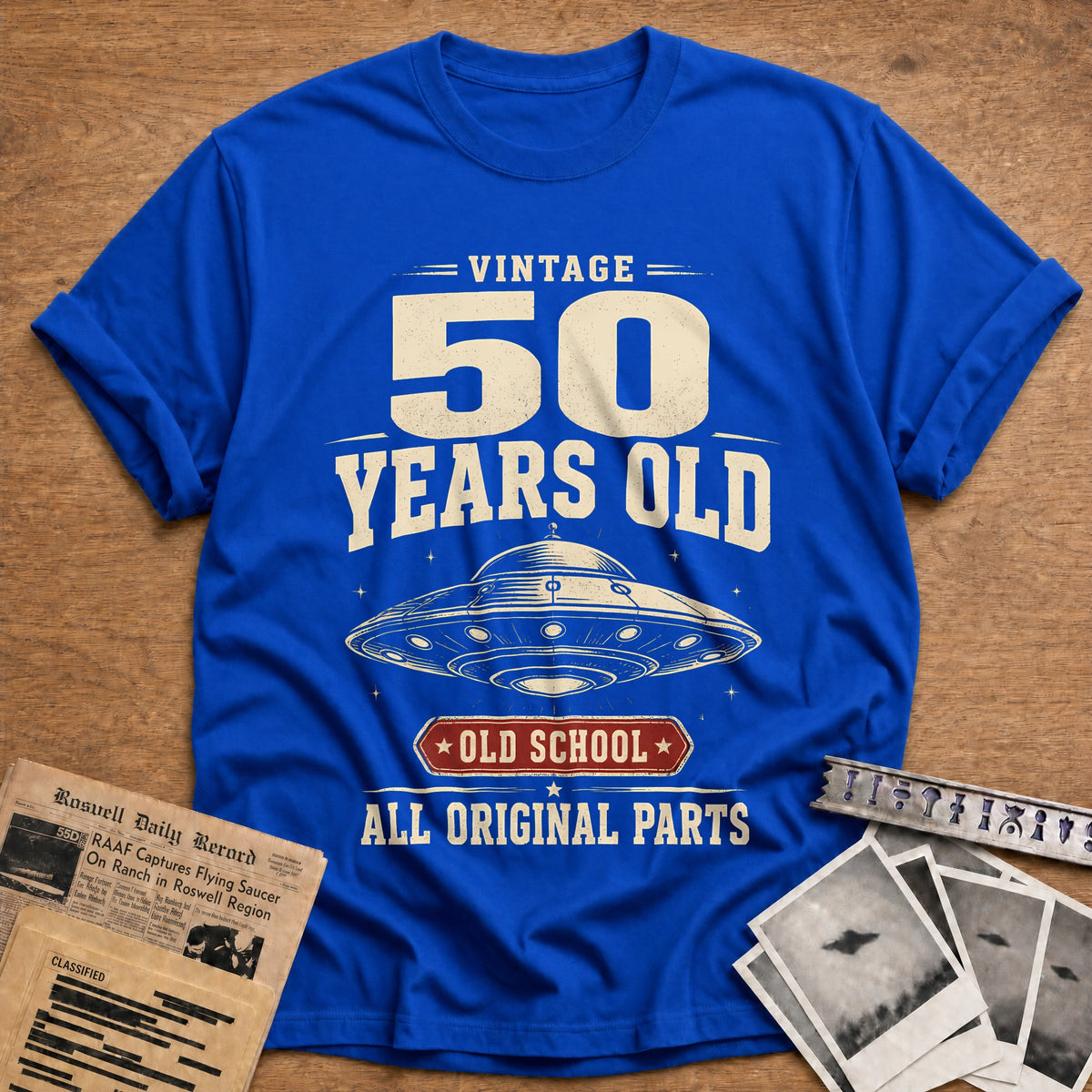 50 Original Parts T-Shirt - Royal