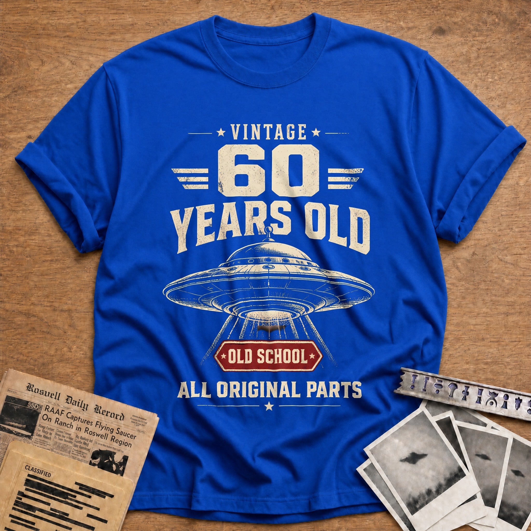 60 Original Parts T-Shirt - Royal