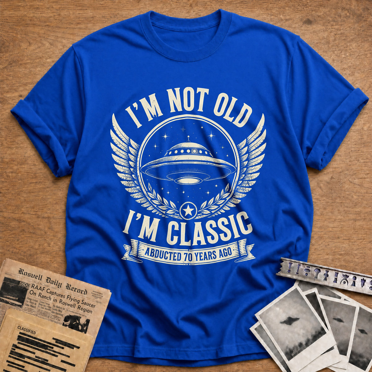 70 Im Classic T-Shirt - Royal