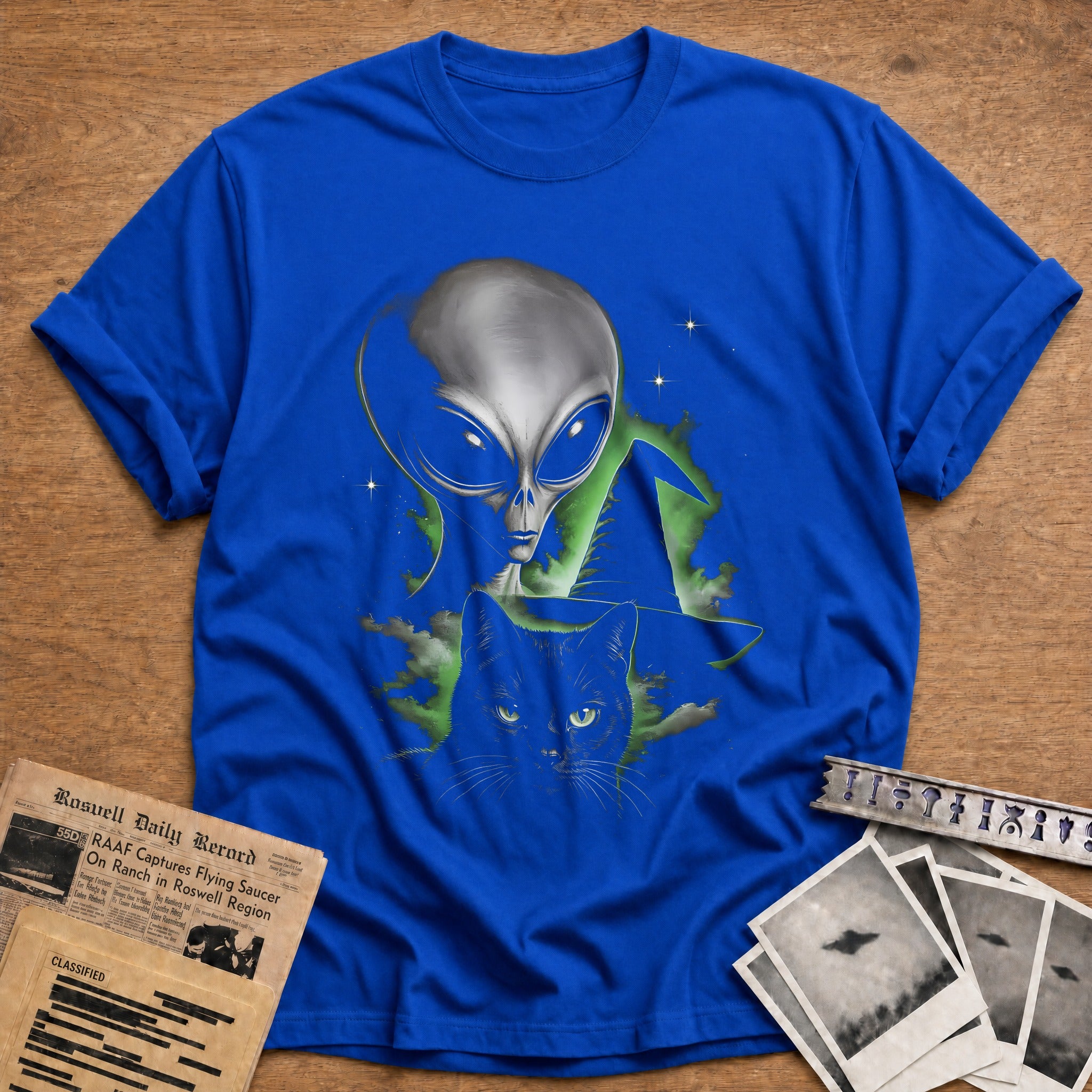 Alien Cat Witchhat 72 - Royal