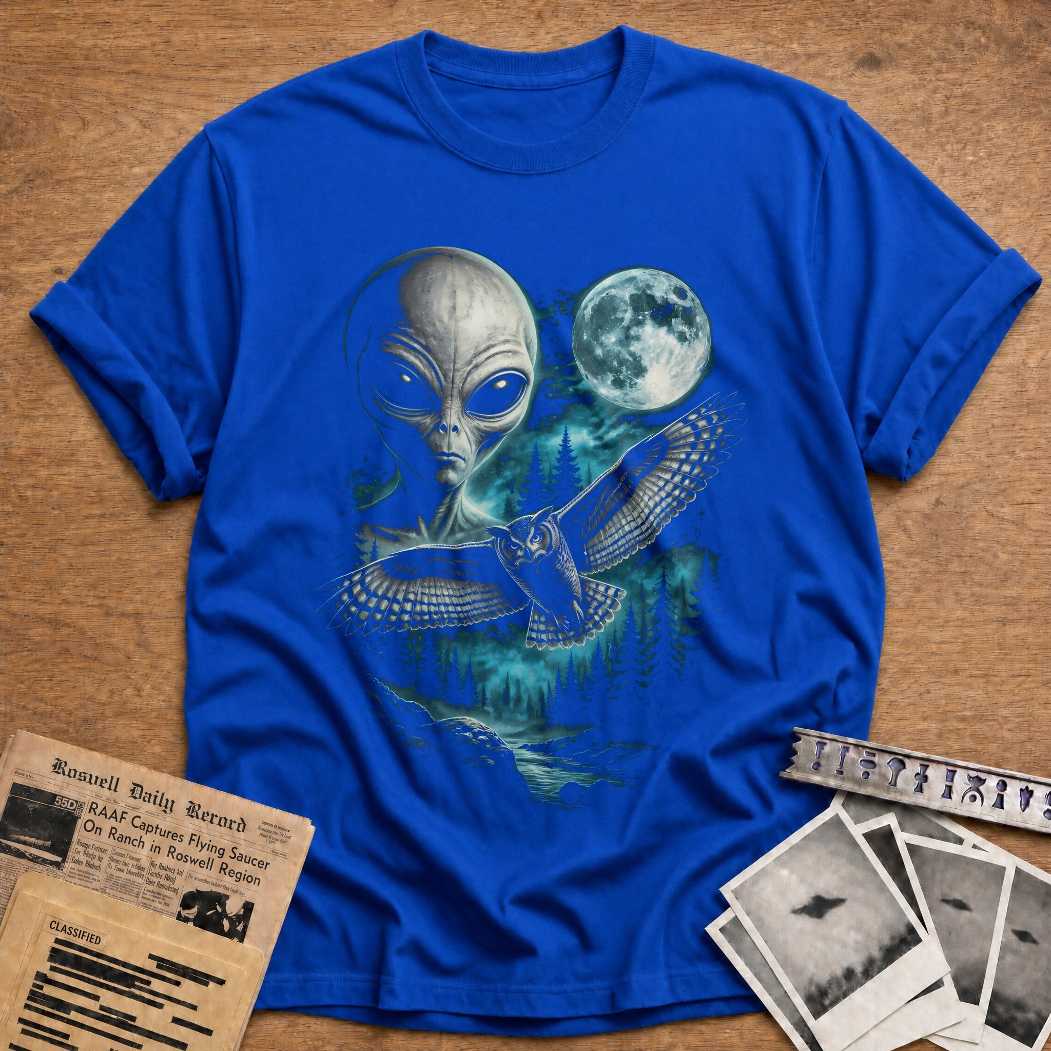 Alien Owl Full Moon 82 - Royal