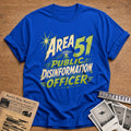 Area 51 Disinformation Officer 80 T-Shirt - Royal