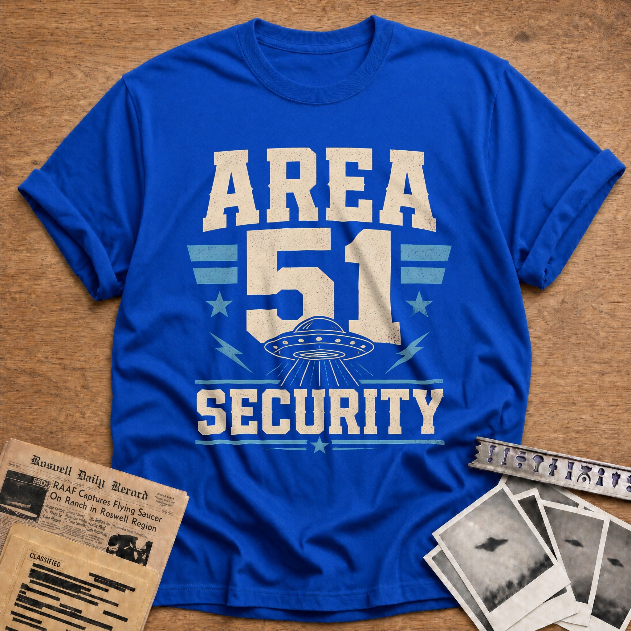 Area 51 Security 15 T-Shirt - Royal