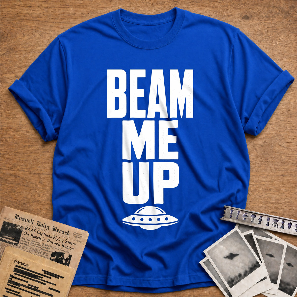 Beam Me Up 42 T-Shirt - Royal