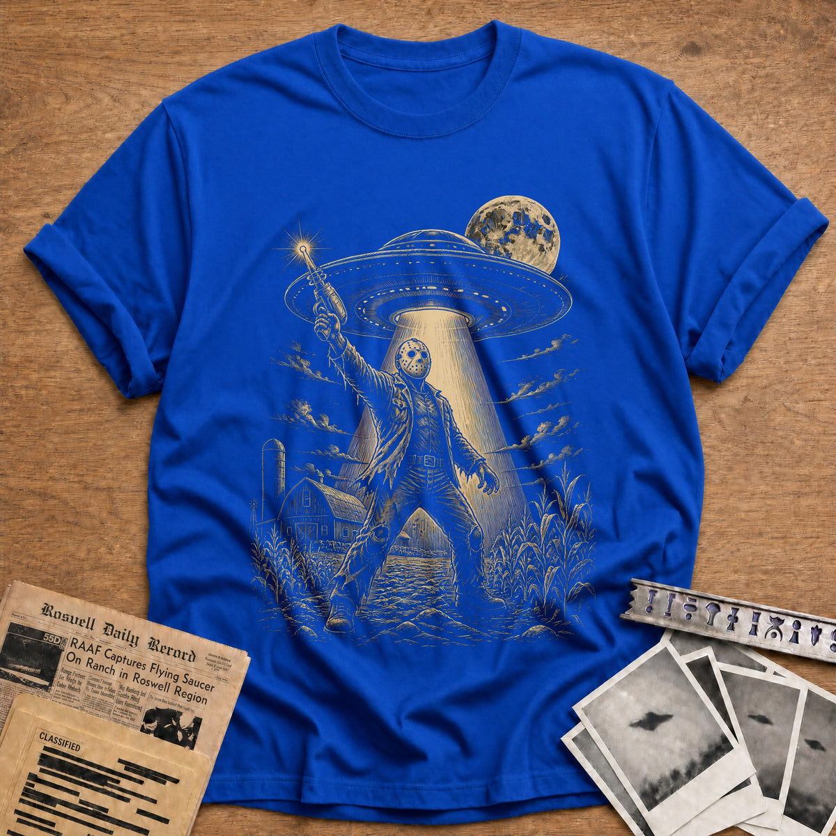 Blood Saucer 53 T-Shirt - Royal