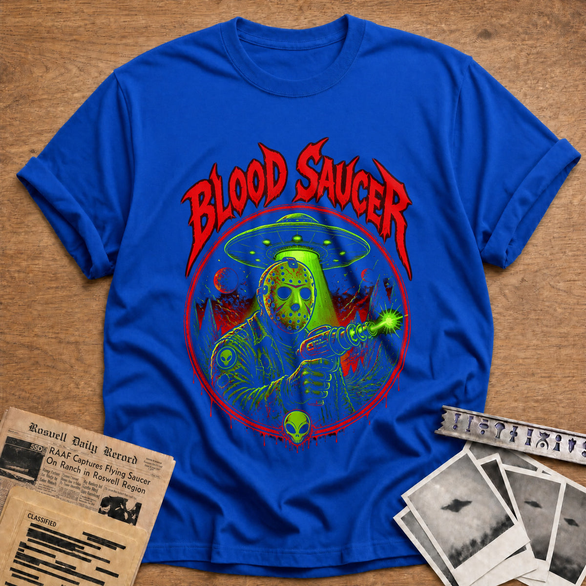 Blood Saucer 61 T-Shirt - Royal