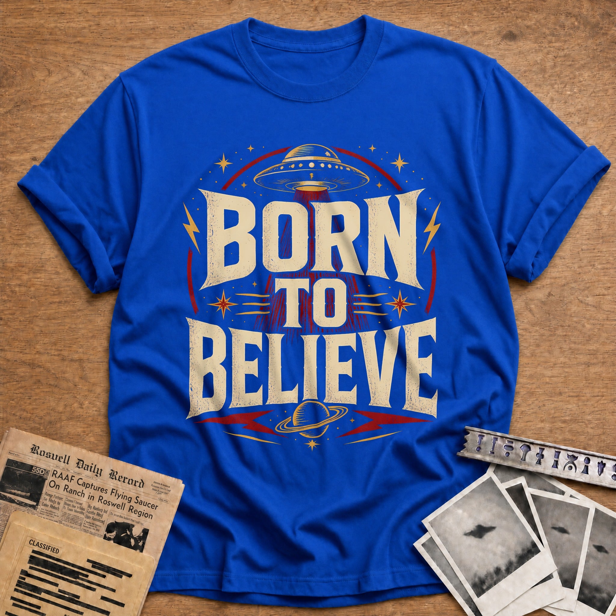 Born To Believe 85 T-Shirt - Royal