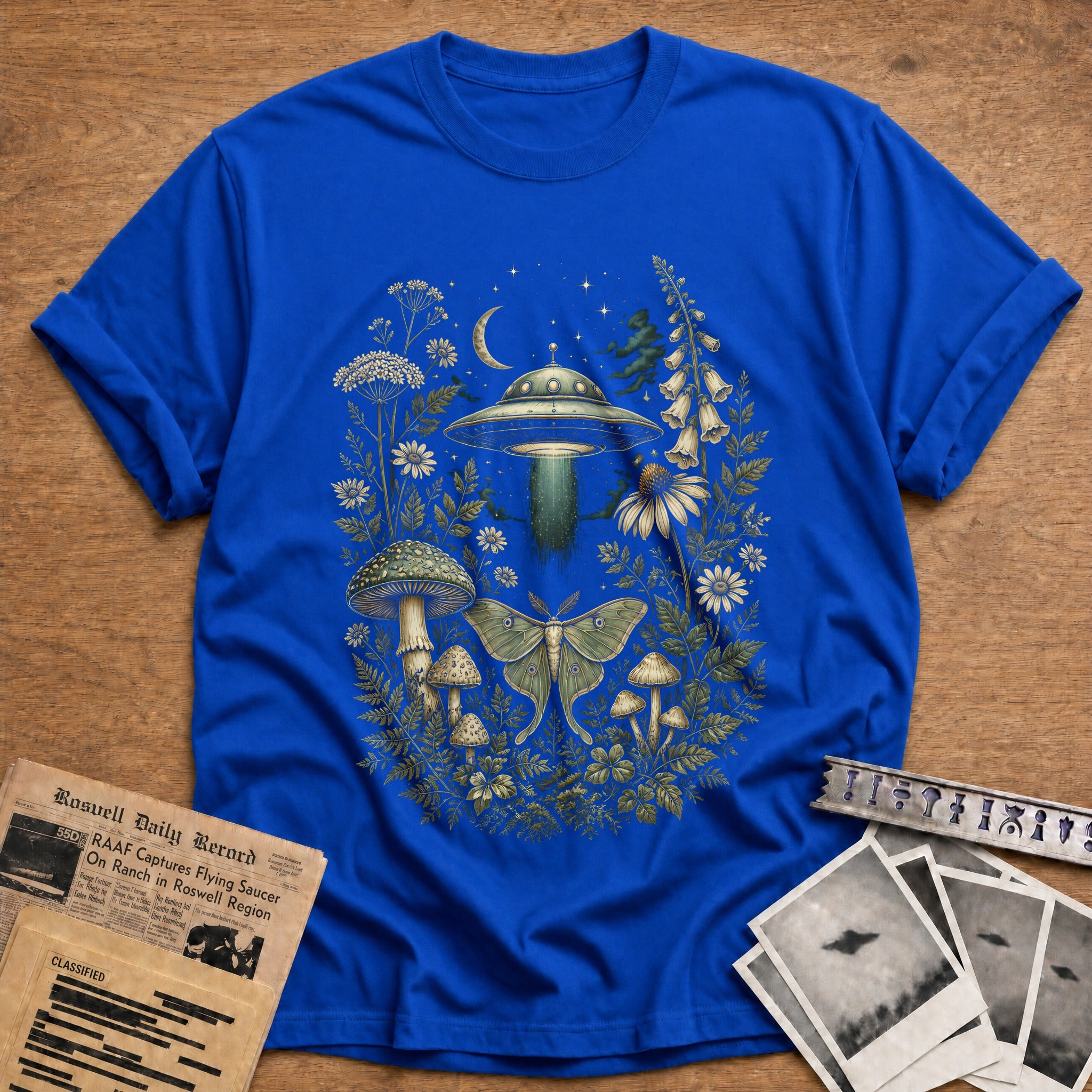 Botanical Disclosure T-Shirt - Royal