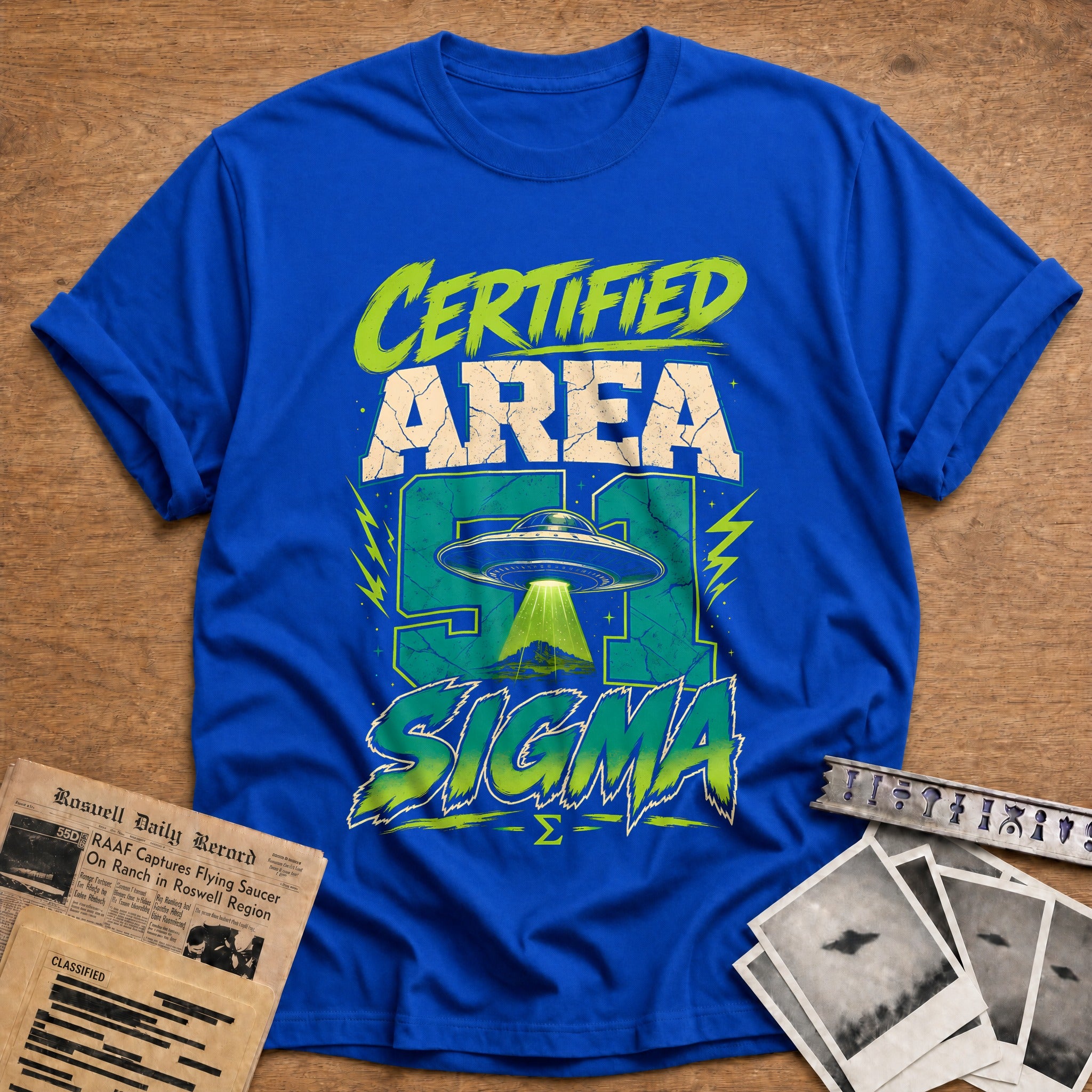 Certified Area 51 Sigma 59 T-Shirt - Royal