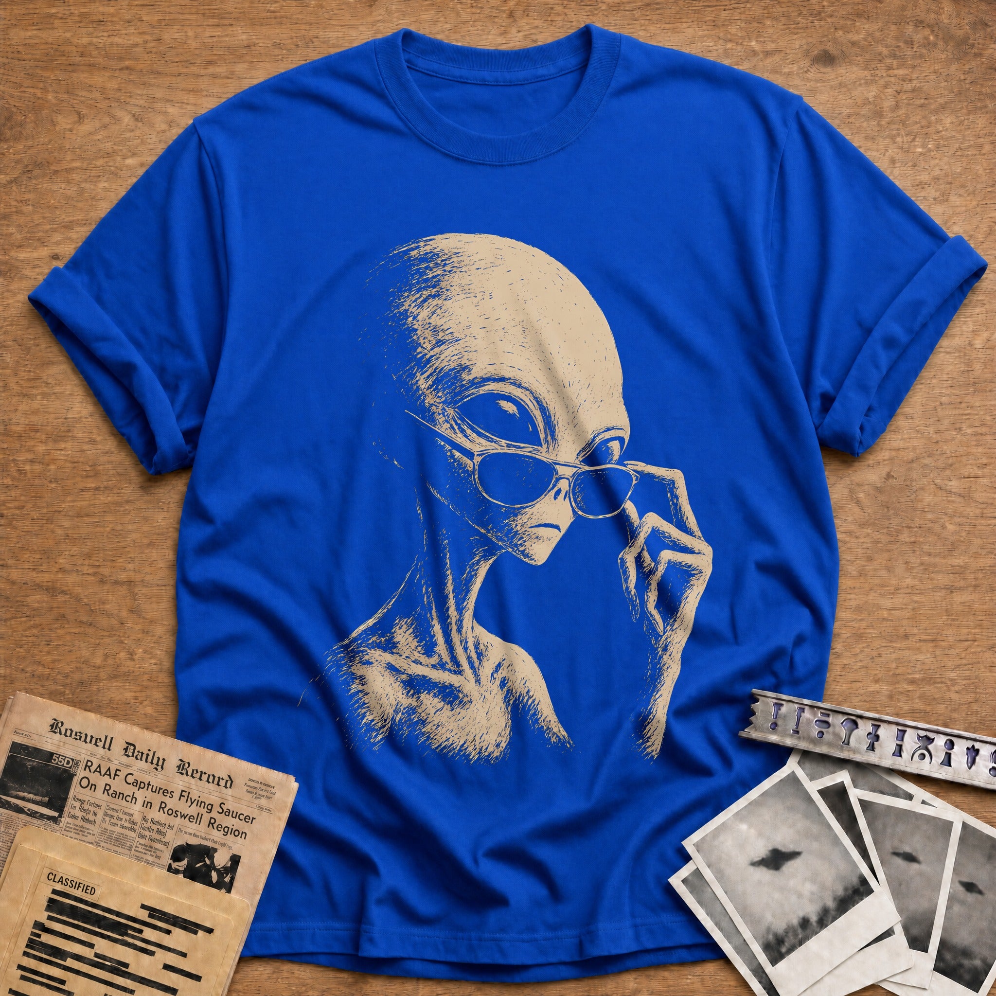 Cool Grey T-Shirt - Royal