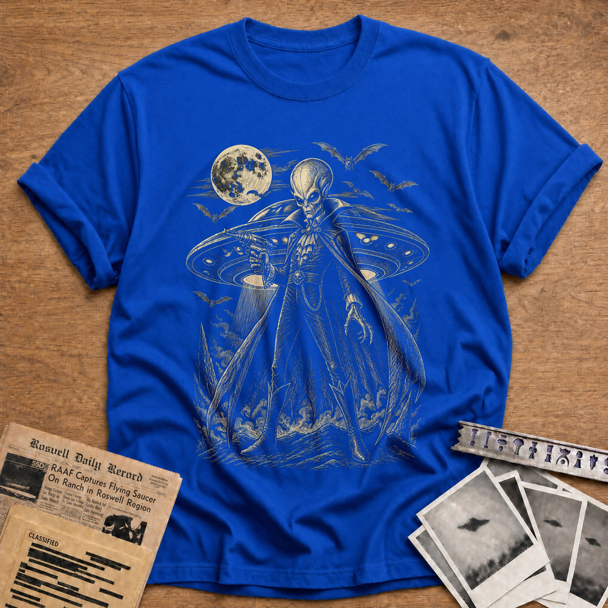 Cosmic Count 48 T-Shirt - Royal