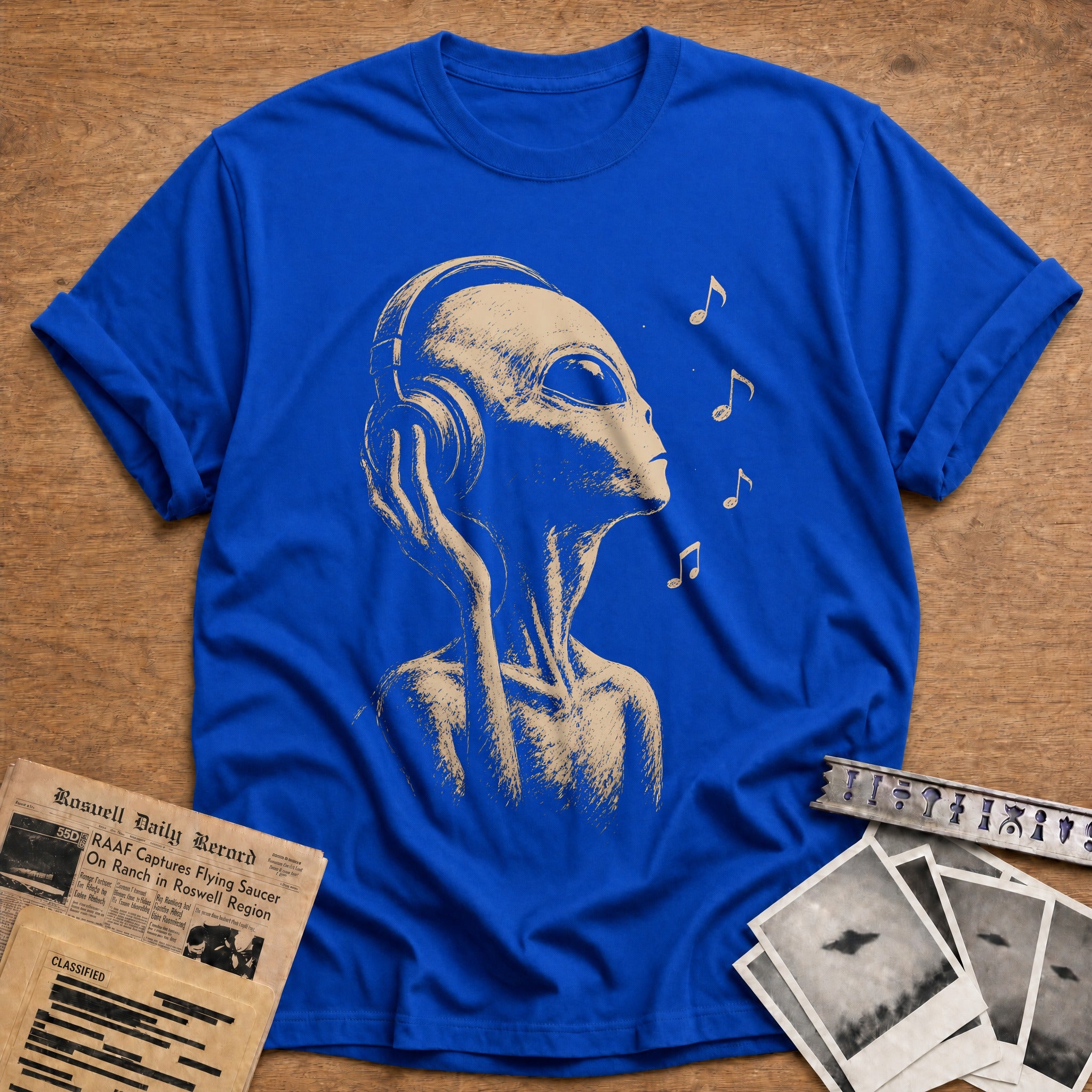 Cosmic Frequency T-Shirt - Royal