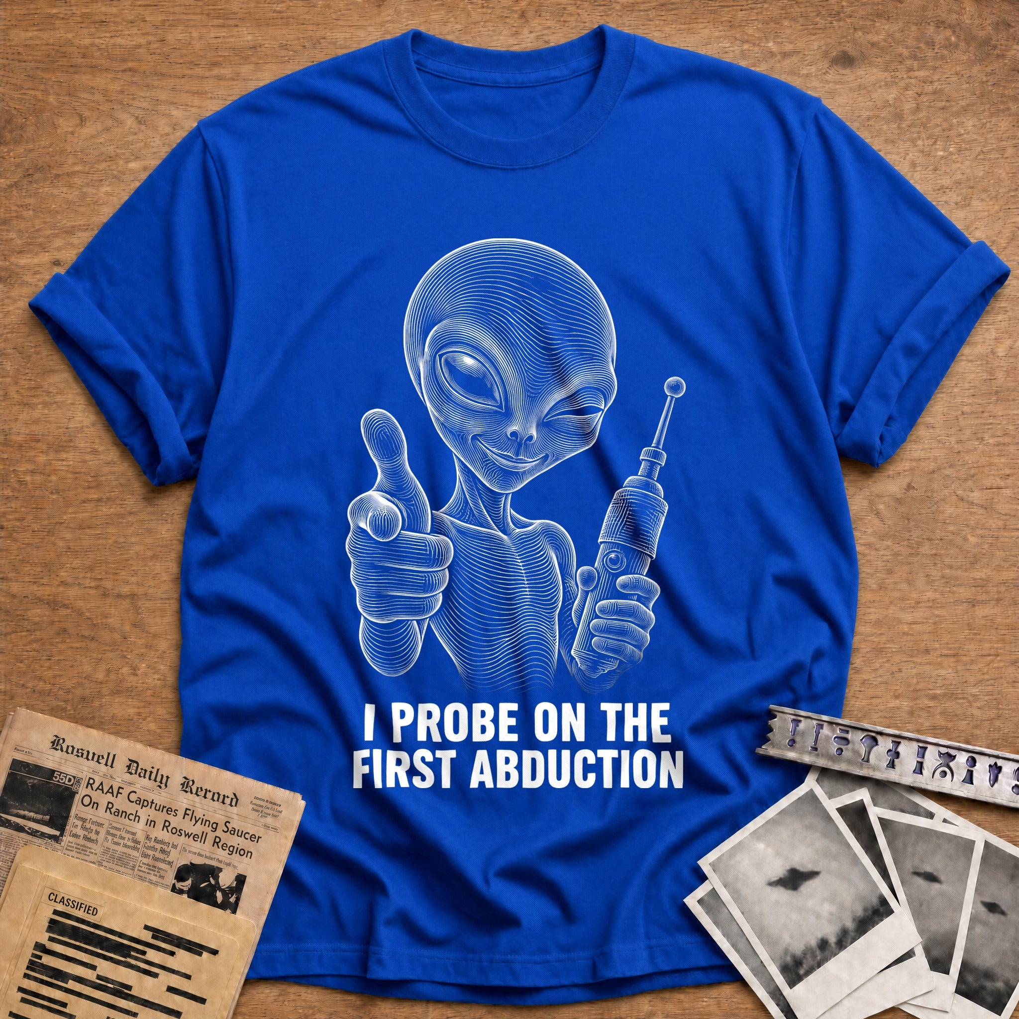 Cosmic Gesture T-Shirt - Royal