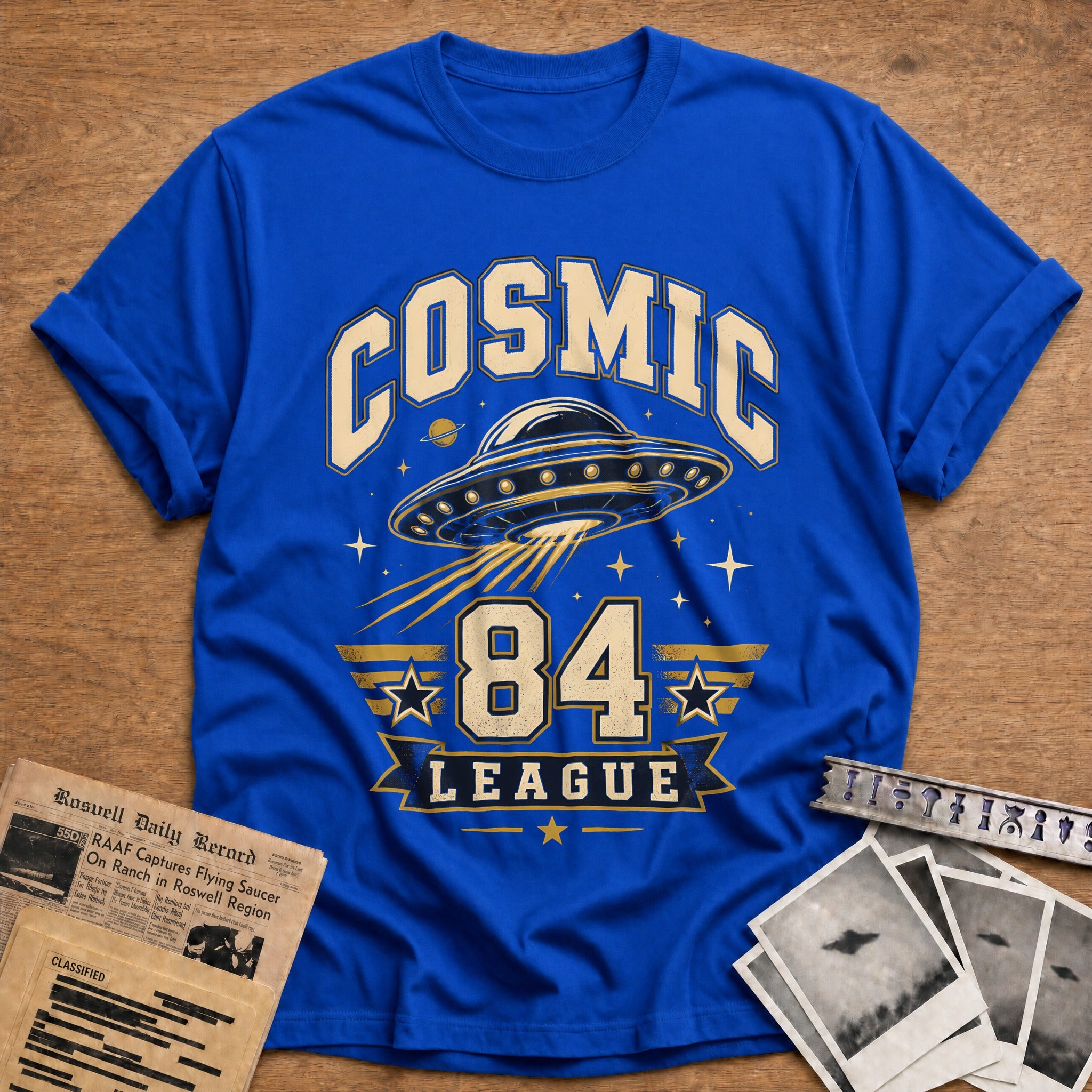 Cosmic League 84 T-Shirt - Royal