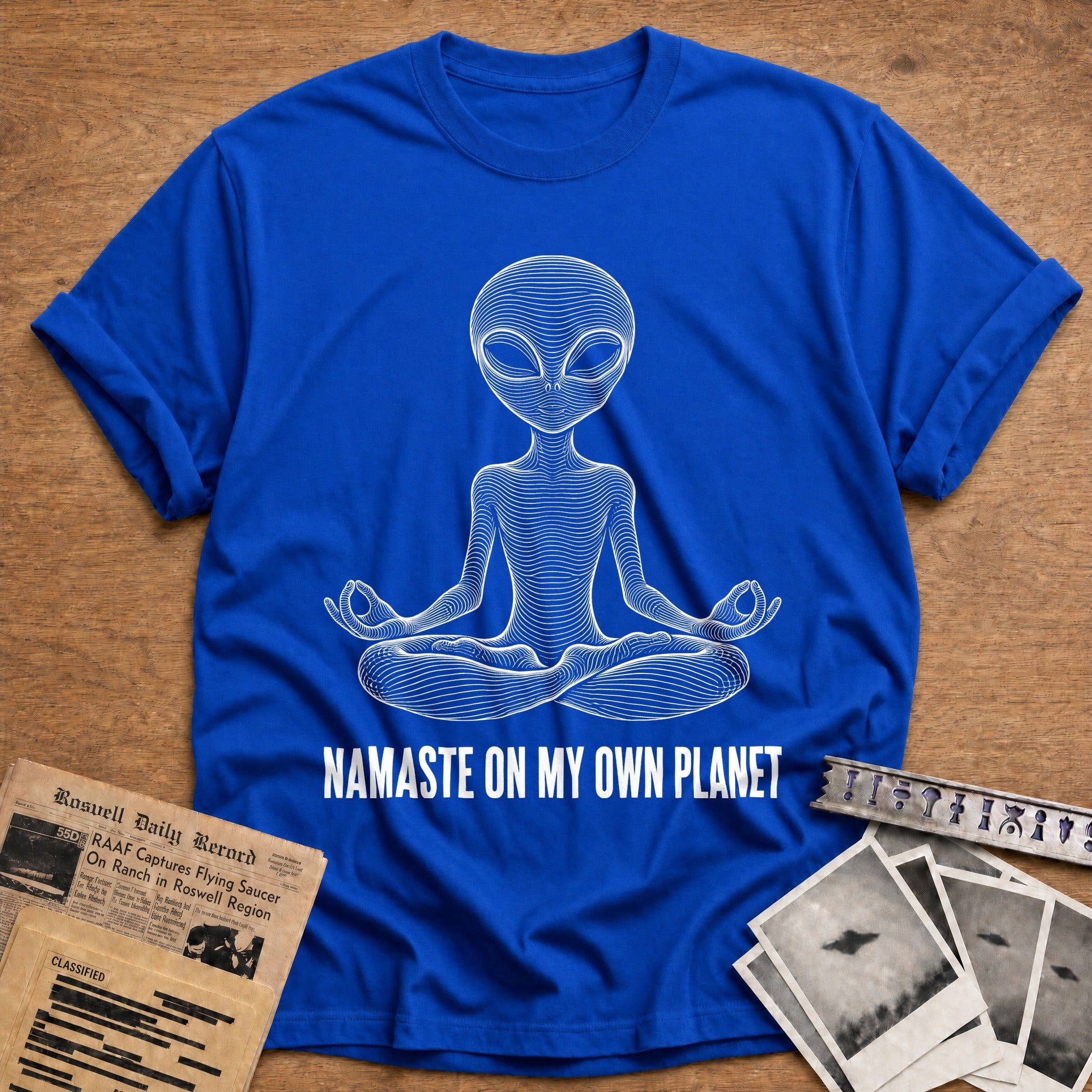Cosmic Meditation T-Shirt - Royal