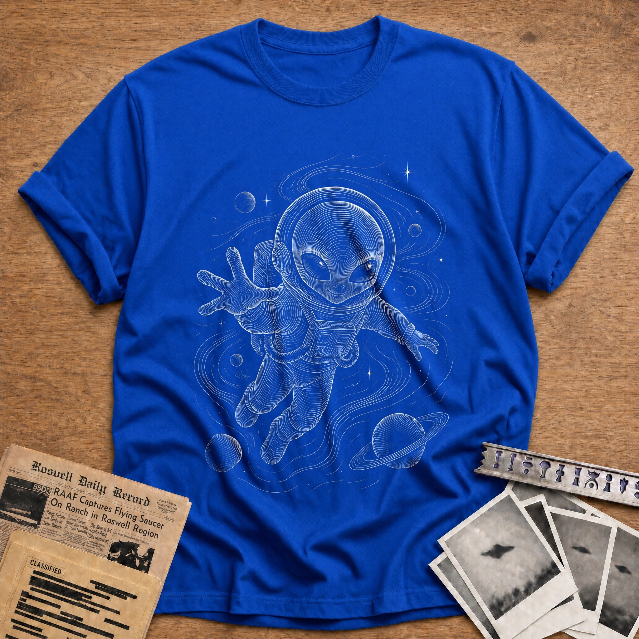 Cosmic Wader T-Shirt - Royal