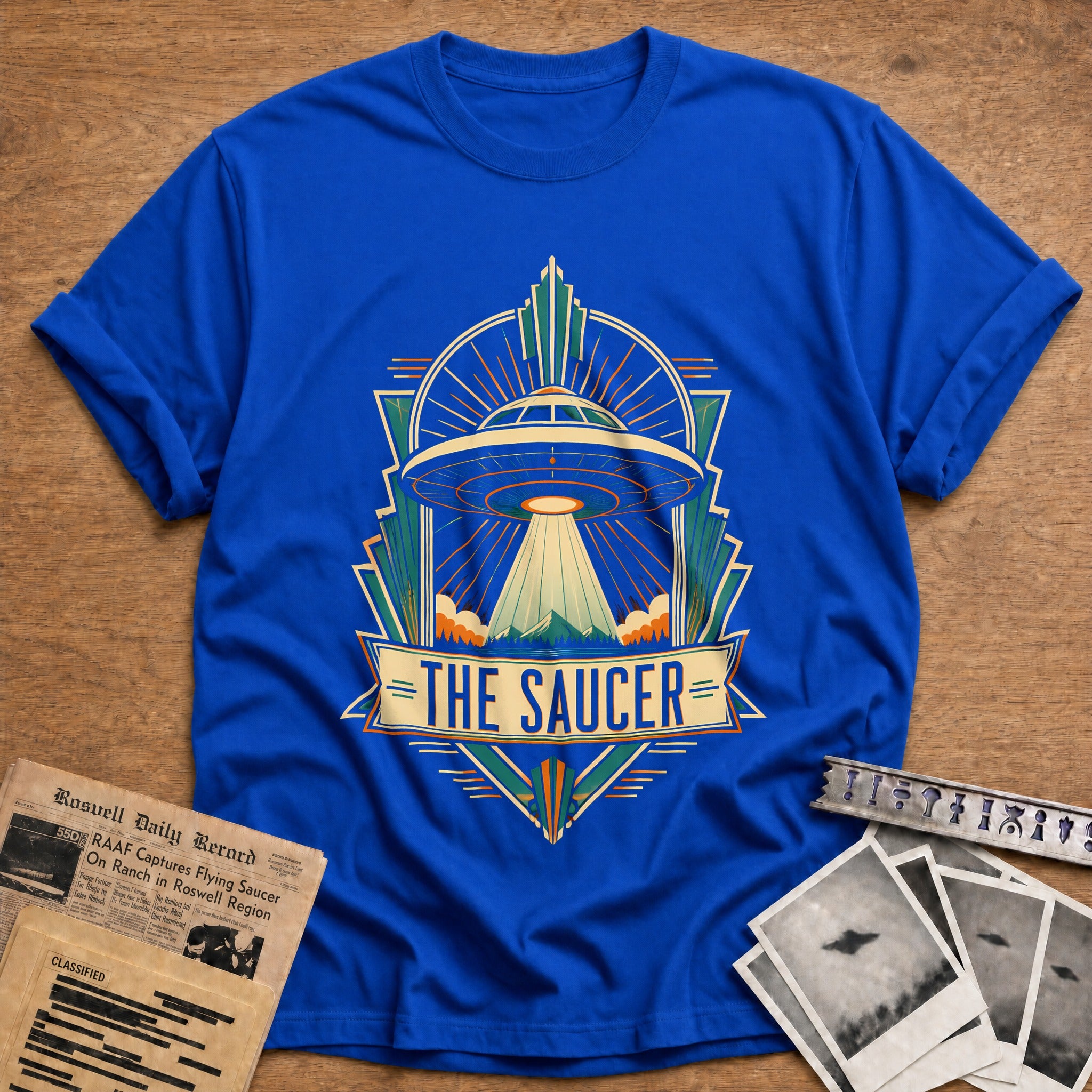 Deco Abduction T-Shirt - Royal