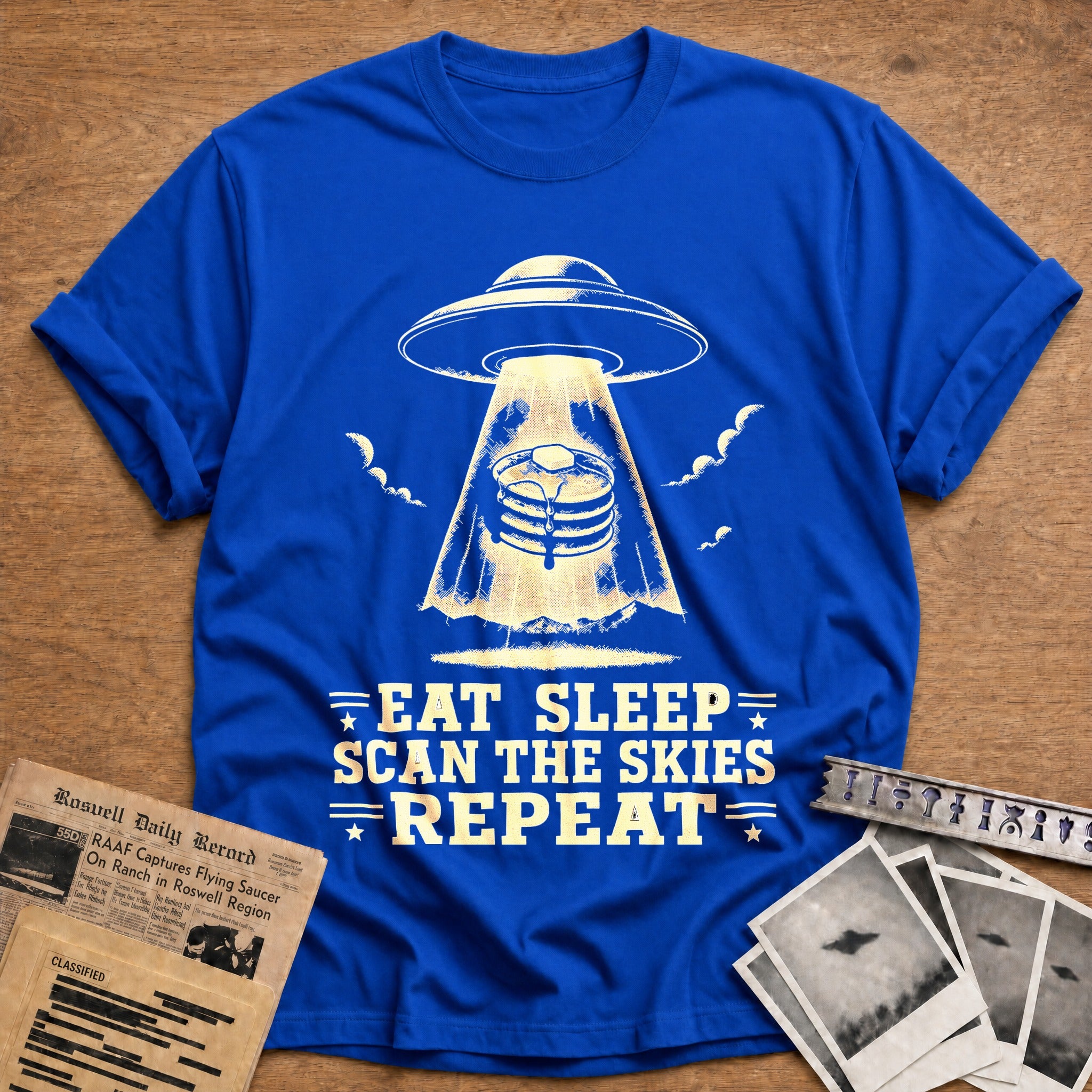 Eat Sleep Scan Repeat - Royal