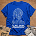 First Contact Portrait T-Shirt - Royal