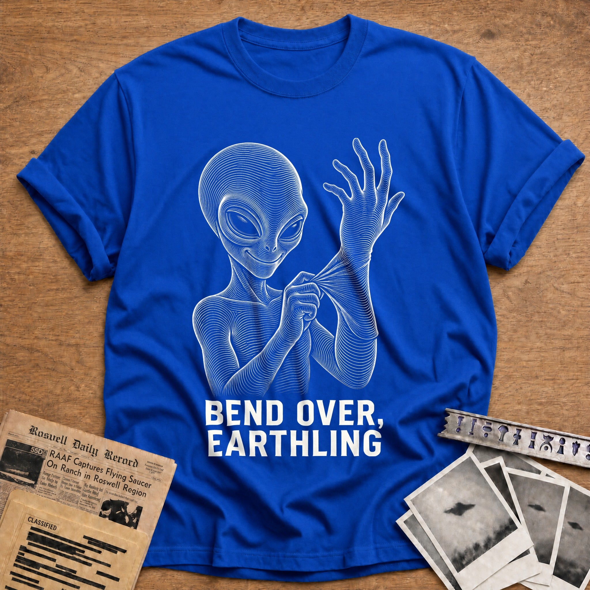 First Contact Wave T-Shirt - Royal