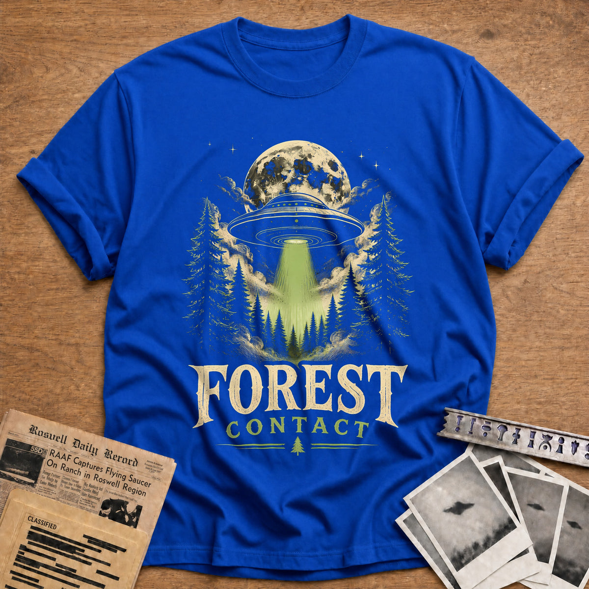 Forest Contact 93 T-Shirt - Royal
