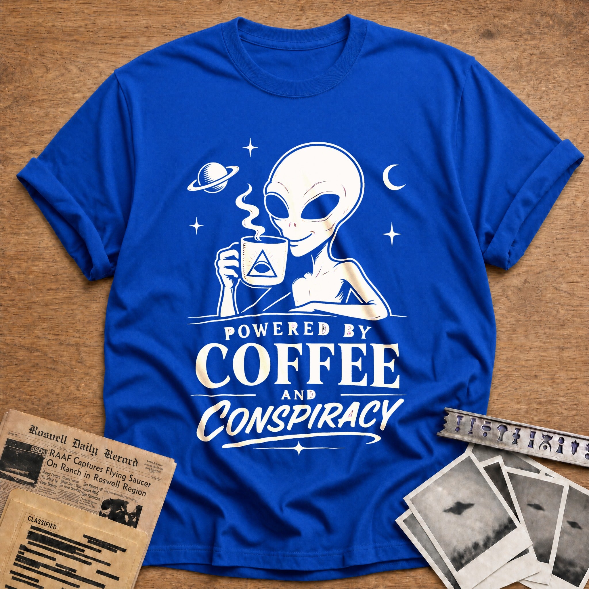 Fueled By Coffee & Aliens - Royal