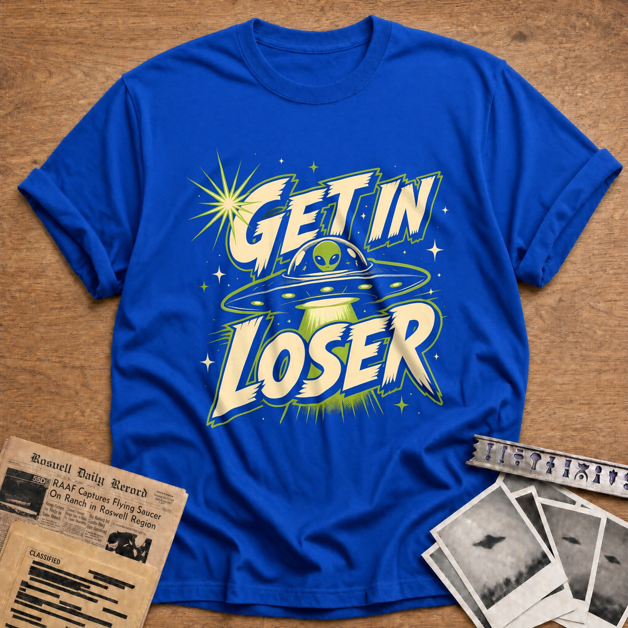 Get In Loser 56 T-Shirt - Royal