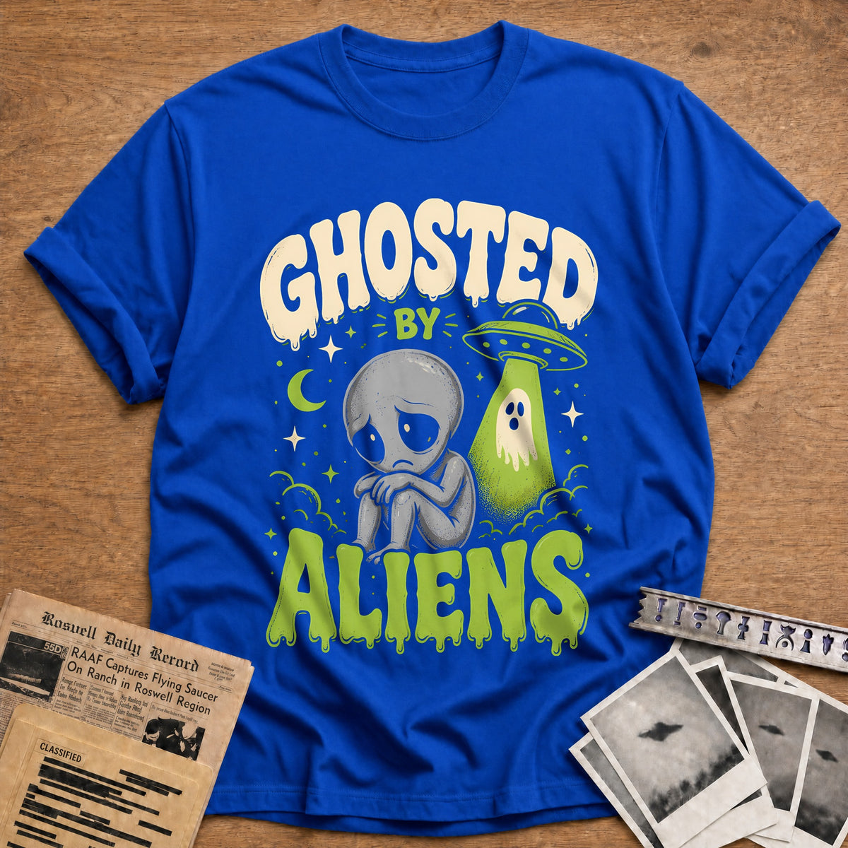 Ghosted By Aliens 88 T-Shirt - Royal