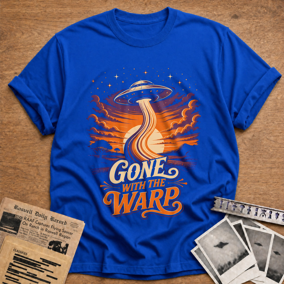 Gone With The Warp 83 T-Shirt - Royal