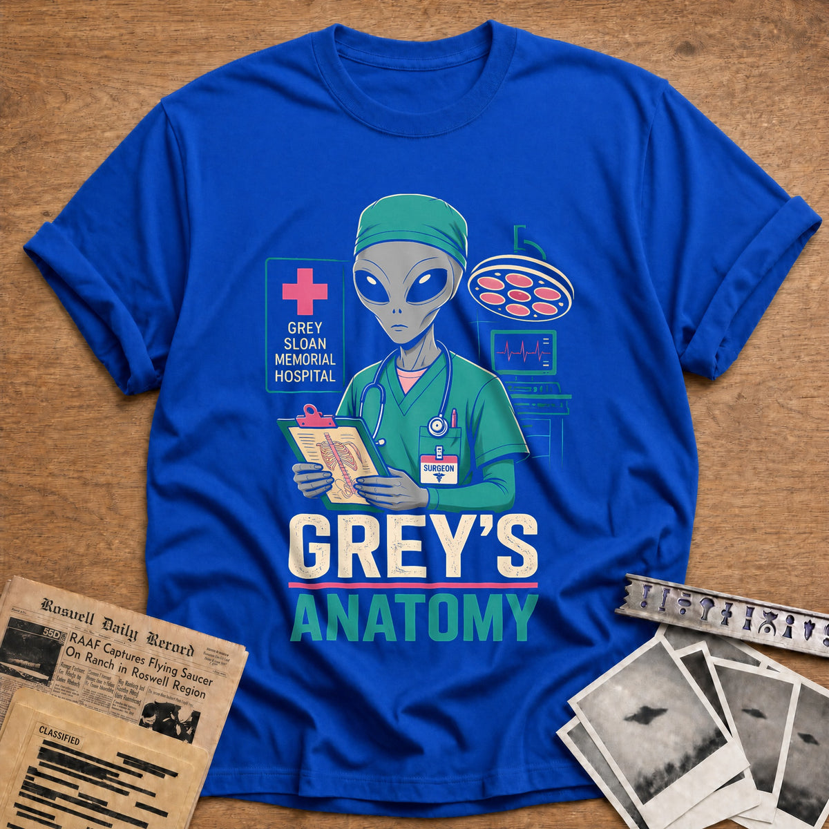 Greys Anatomy 61 T-Shirt - Royal