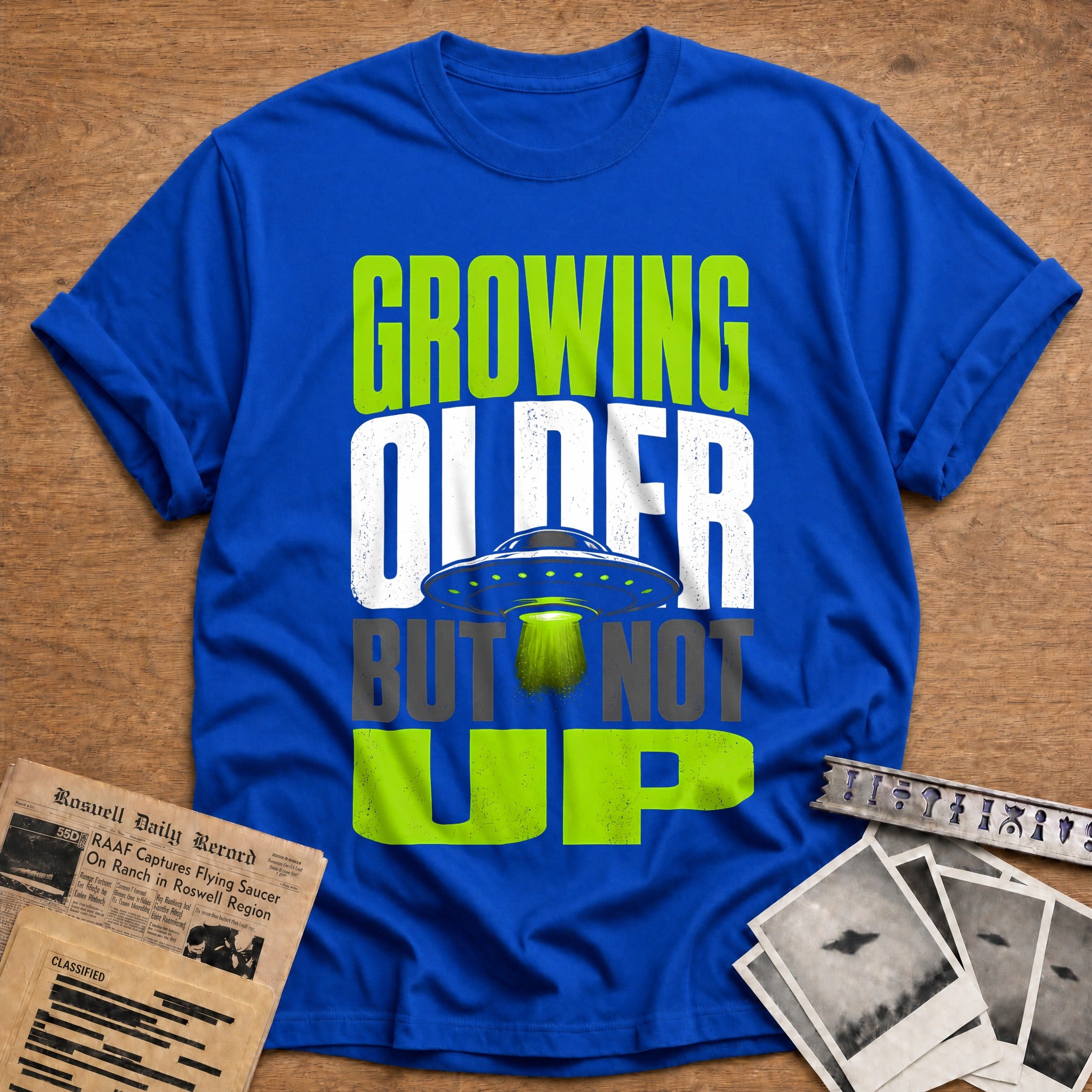 Growing Older 67 T-Shirt - Royal