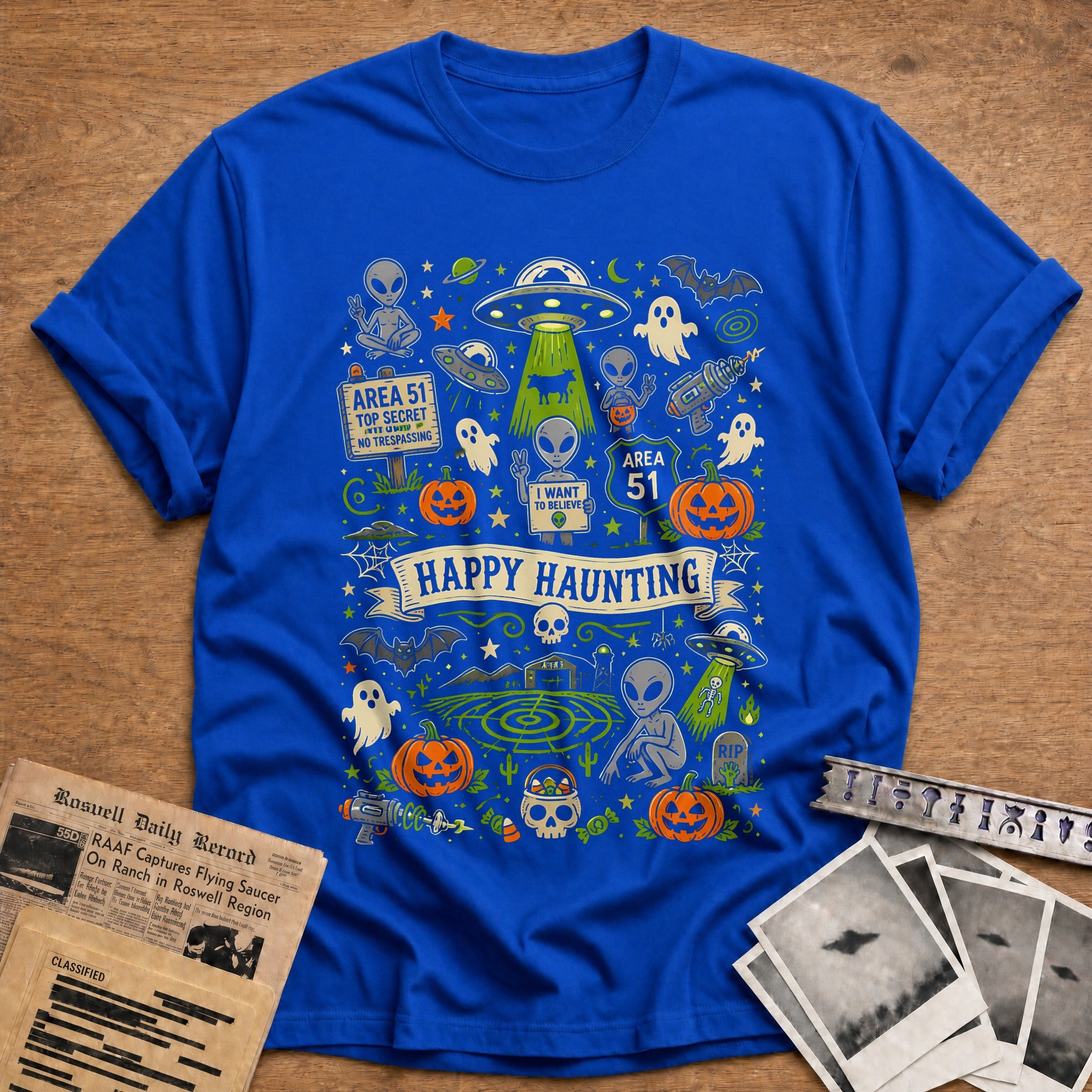 Happy Haunting Doodle 86 - Royal