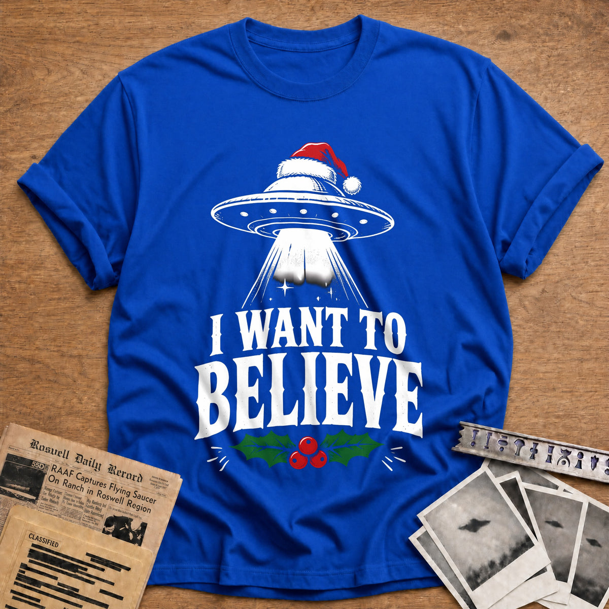 I Want To Believe 72 T-Shirt - Royal