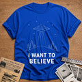 I Want To Believe 95 T-Shirt - Royal