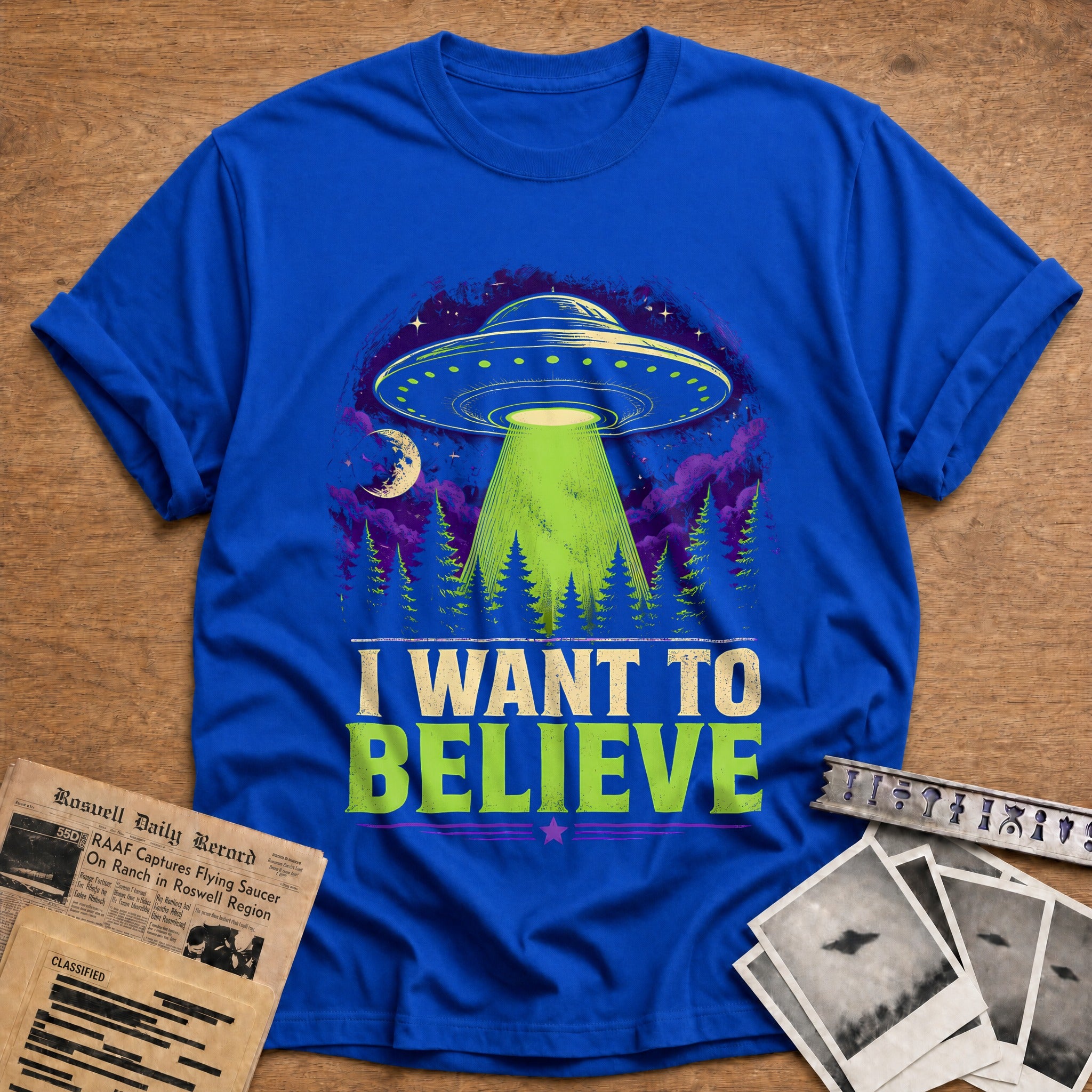 I Want To Believe (2) 52 T-Shirt - Royal