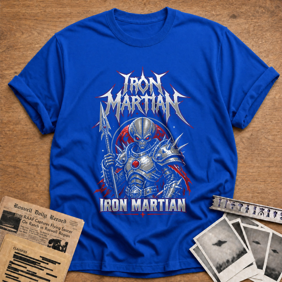 Iron Martian 45 T-Shirt - Royal
