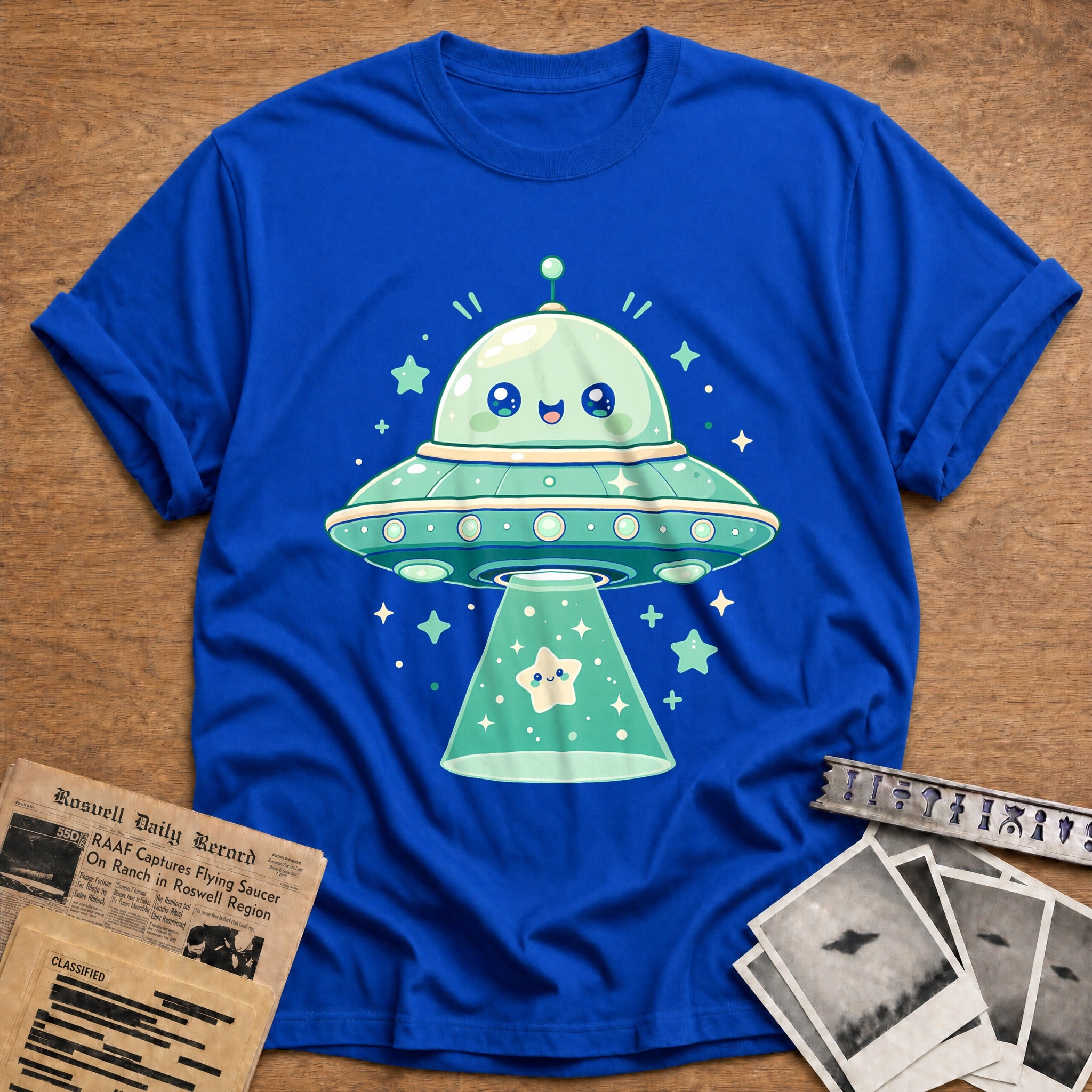 Kawaii Ufo 16 T-Shirt - Royal