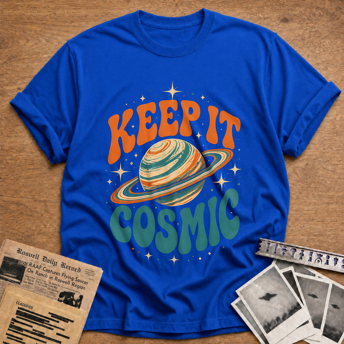 Keep It Cosmic 94 T-Shirt - Royal