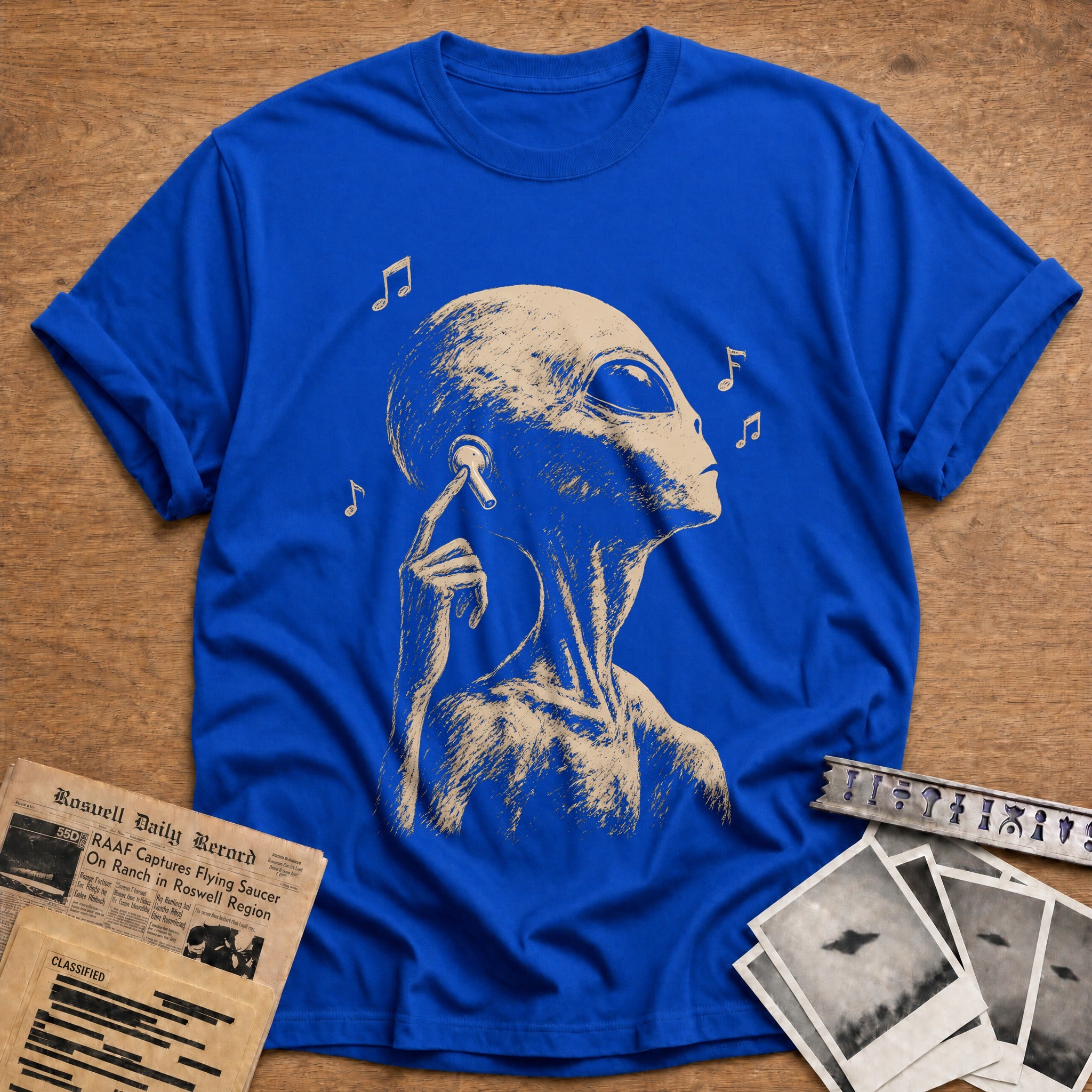 Listening to the Stars T-Shirt - Royal