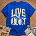 Live To Abduct 60 T-Shirt - Royal