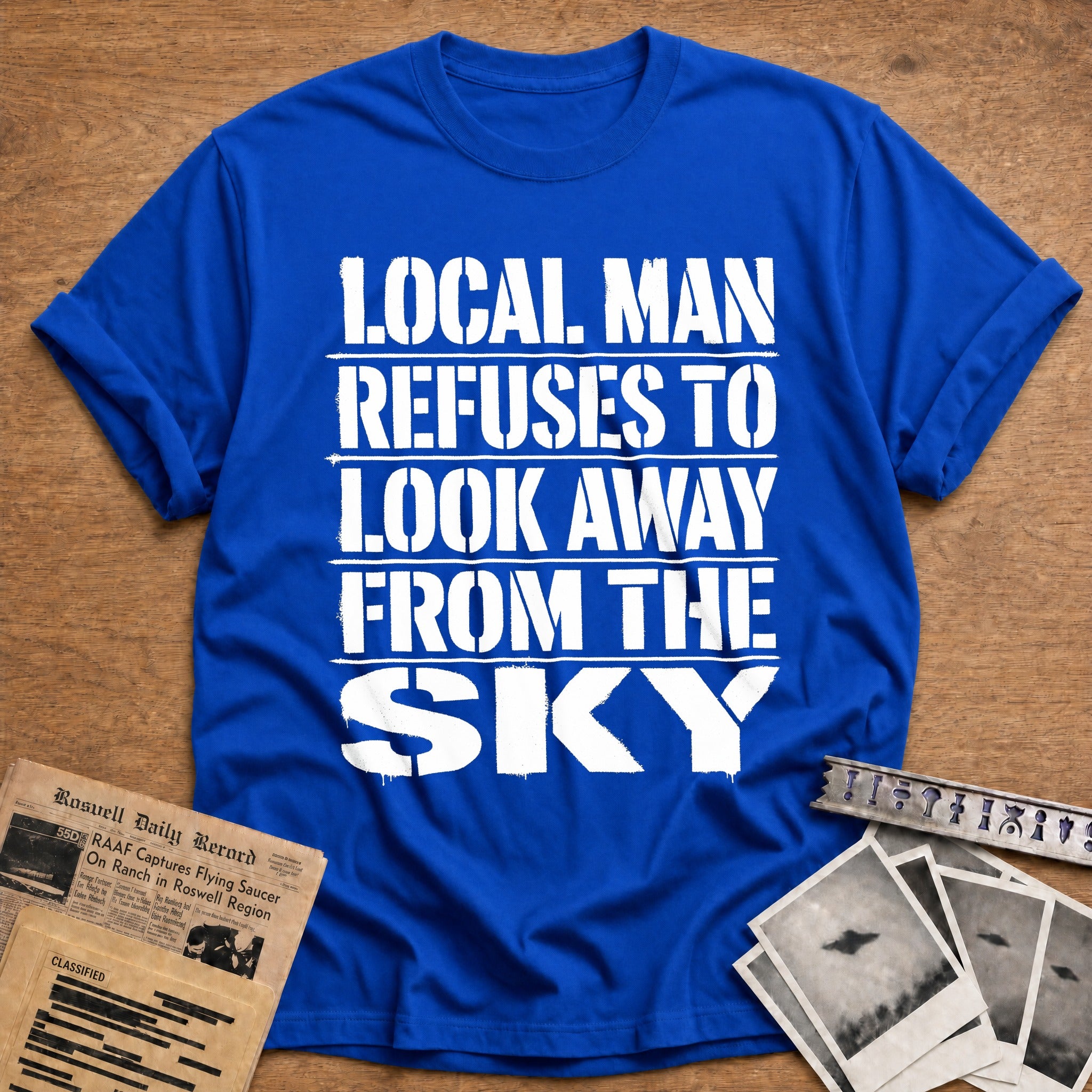 Local Man Refuses To Look Away - Royal