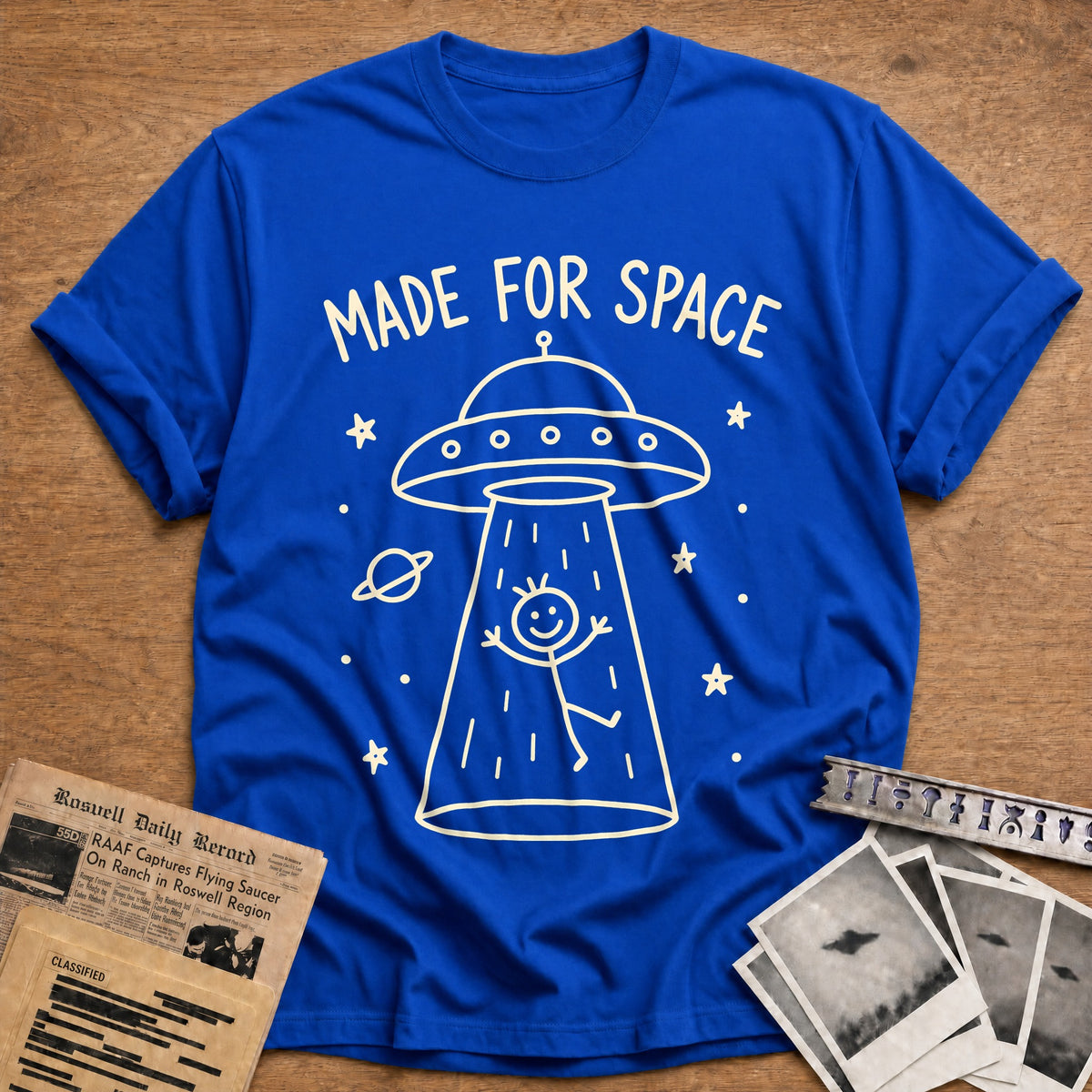 Made For Space 62 T-Shirt - Royal