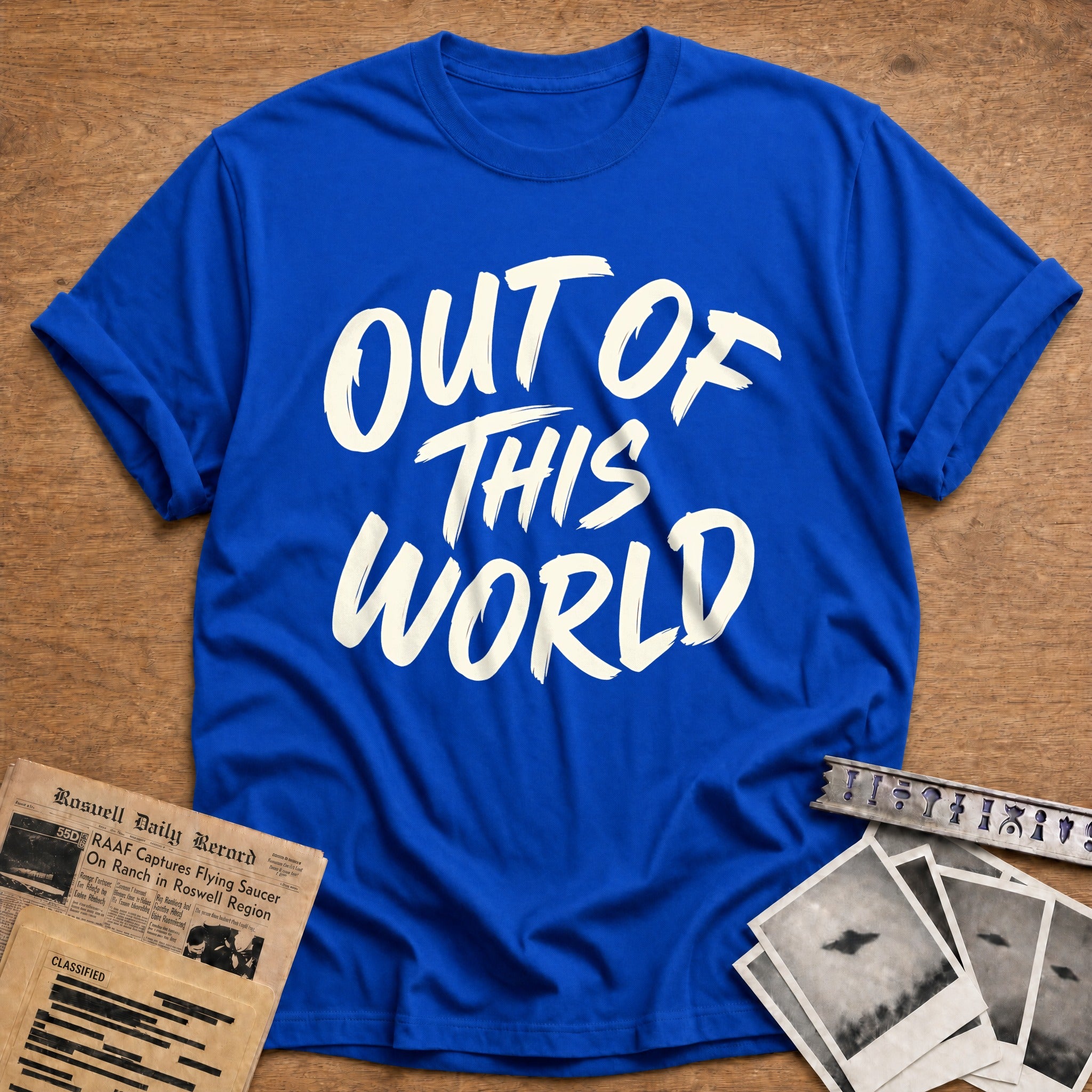 Out Of This World 77 T-Shirt - Royal