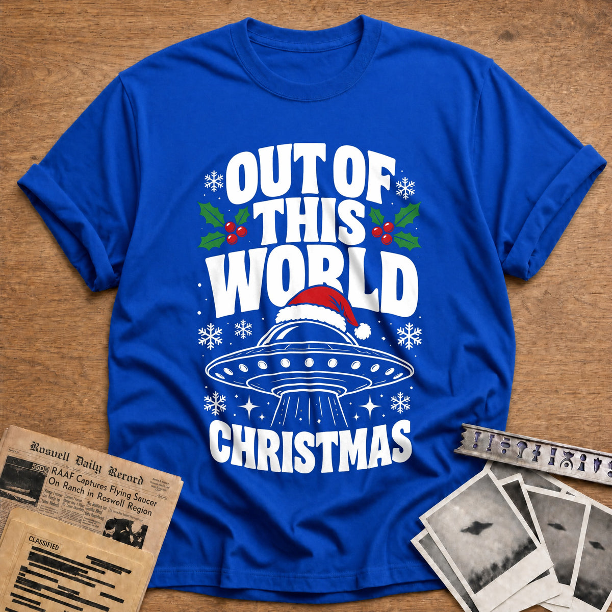 Out Of This World Christmas 59 T-Shirt - Royal