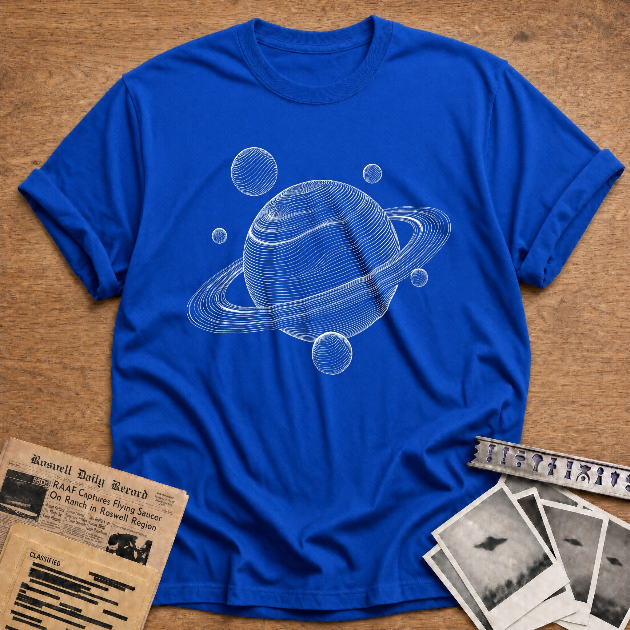 Planetary Neighbor T-Shirt - Royal